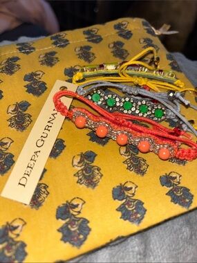 Set of 3 Deepa Gurnani bracelets